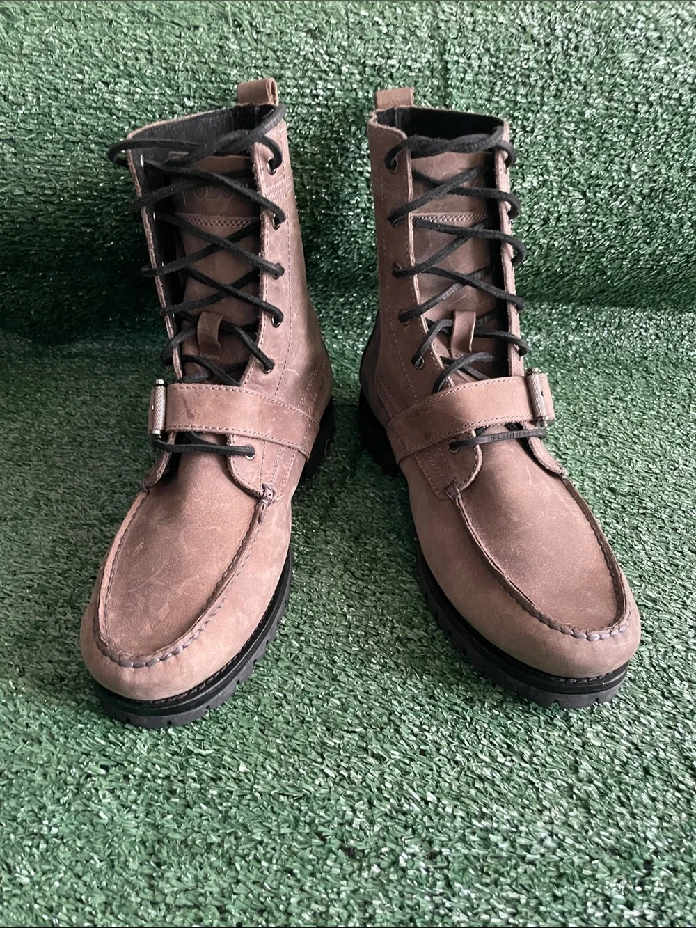 Polo Ralph Lauren Ranger Boots Men’s 10D Brown Suede Lace Up Rugged Heritage